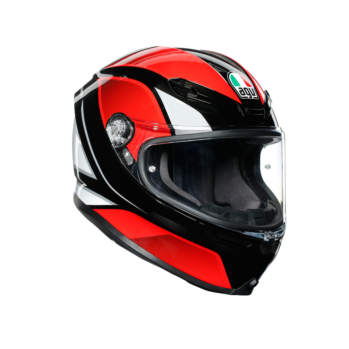 КАСКА K-6 S HYPHEN BLACK/RED/WHITE
