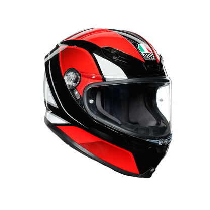 КАСКА K-6 S HYPHEN BLACK/RED/WHITE