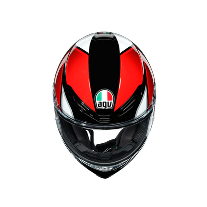 КАСКА K-6 S HYPHEN BLACK/RED/WHITE