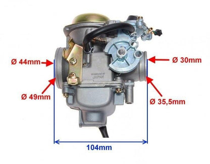 КАРБУРАТОР 4T 30mm