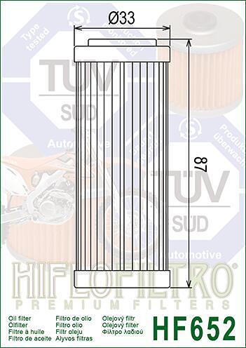 МАСЛЕН ФИЛТЪР HF652