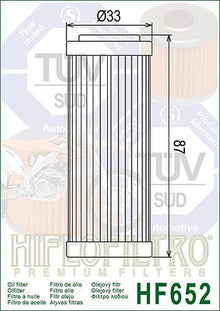 МАСЛЕН ФИЛТЪР HF652