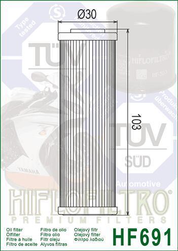 МАСЛЕН ФИЛТЪР HF691