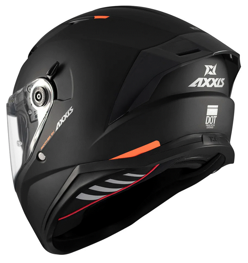 Каска AXXIS PANTHER SV SOLID A1 BLACK МАТТ