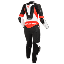 Дамски кожен екип SHIMA MIURA RS WHITE/FLUO