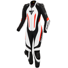 Дамски кожен екип SHIMA MIURA RS WHITE/FLUO