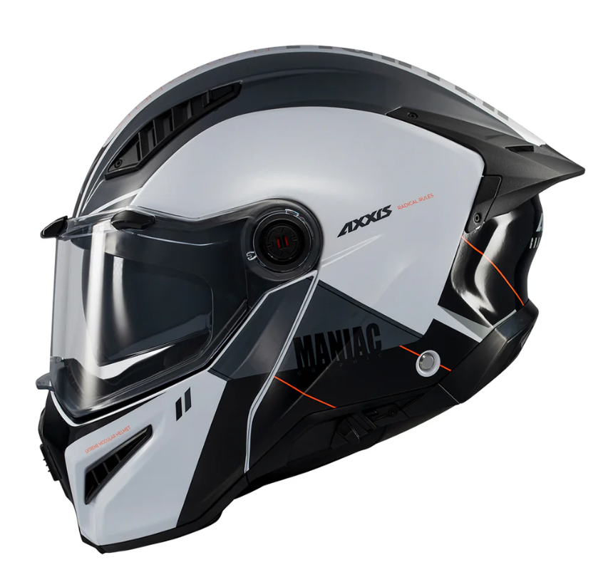 Отваряема каска AXXIS GHOSTFIGHTER SV MANIAC A2 GLOSS