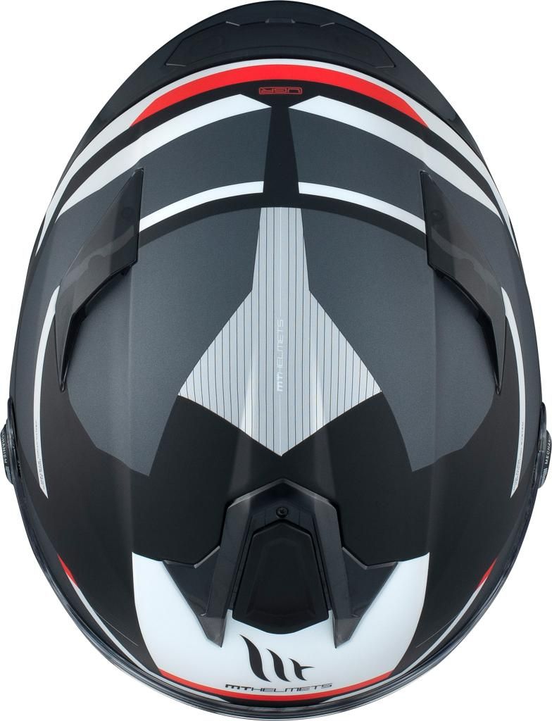 Каска MT TARGO S BRITAIN C2 MATT BLACK/GRAY