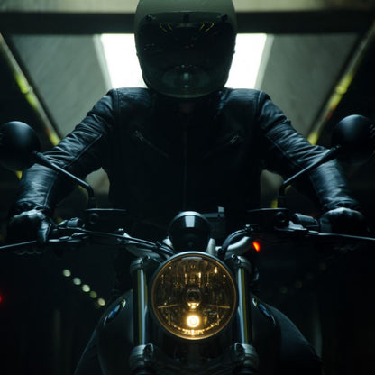 Кожено мото яке SPIDI GARAGE BLACK