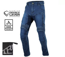 Мото дънки TRILOBITE PARADO DOUBLELAYER AAA(A) SLIM FIT MEN BLUE LEVEL 2