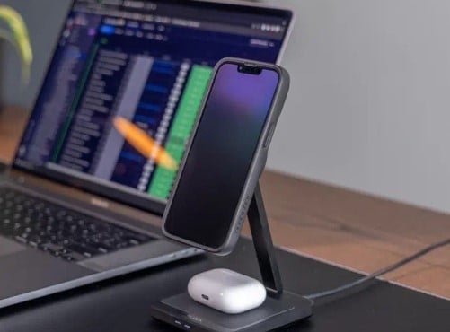 Безжично зарядно QUAD LOCK Dual Desktop Wireless Charger