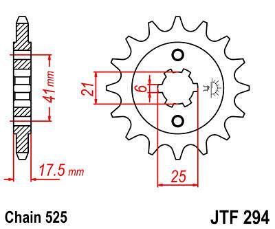 ПРЕД.ЗЪБ. КОЛЕЛО JTF294.15