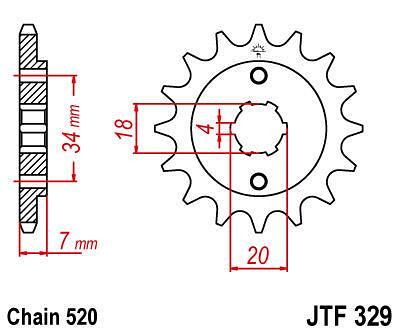 ПРЕД.ЗЪБ. КОЛЕЛО JTF329.13