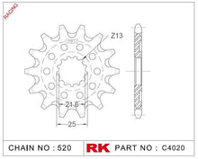 ПРЕДНО ЗЪБНО К-ЛО RK C4020-13-8Q