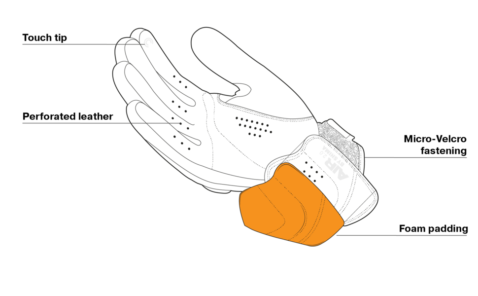 Мото ръкавици SHIMA AIR 2.0 BLACK/GRAY