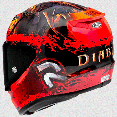 Каска HJC RPHA 12 DIABLO BLIZZARD MC1