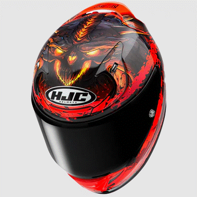 Каска HJC RPHA 12 DIABLO BLIZZARD MC1