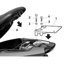 Монтажен комплект за куфари SHAD TOP MASTER PIAGGIO NRG ENERGY 50'05