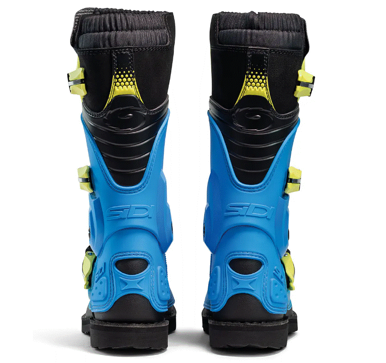 Детски мотокрос ботуши SIDI FLAME LIGHT BLUE/LIME