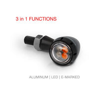LED мото мигачи BARRACUDA S-LED 3 B-LUX GREEN