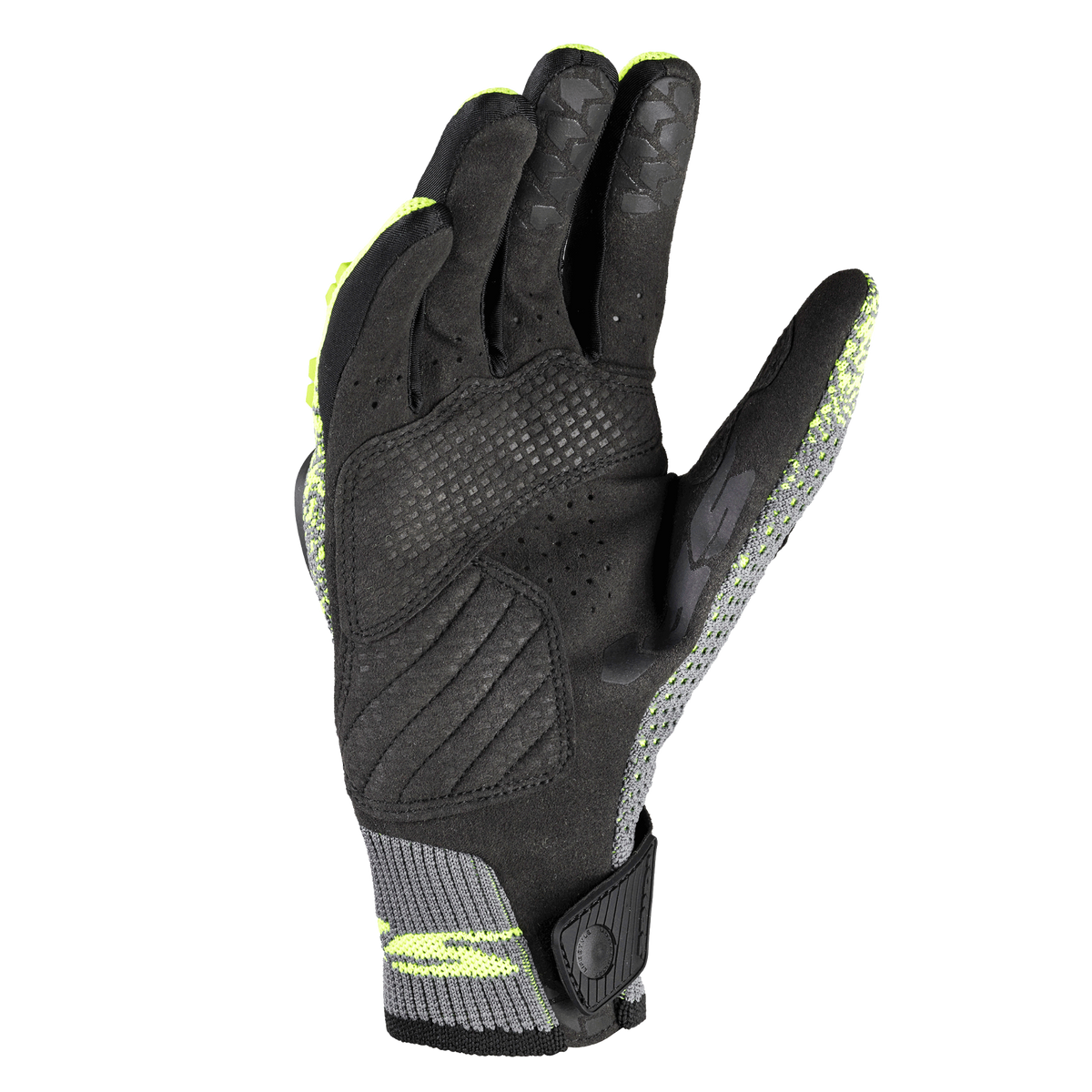 Текстилни мото ръкавици SPIDI CROSS KNIT YELLOW FLUO