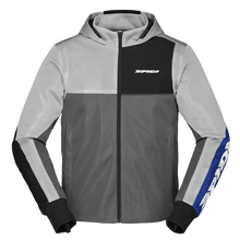 Мото суитшърт SPIDI HOODIE NET GRAY/BLUE