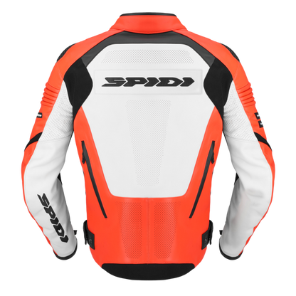 Кожено яке за мотор SPIDI HYPER-V PRO PERFORATED RED/WHITE/BLACK