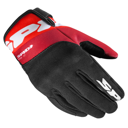 Текстилни мото ръкавици SPIDI Flash-KP Tex Black/Red