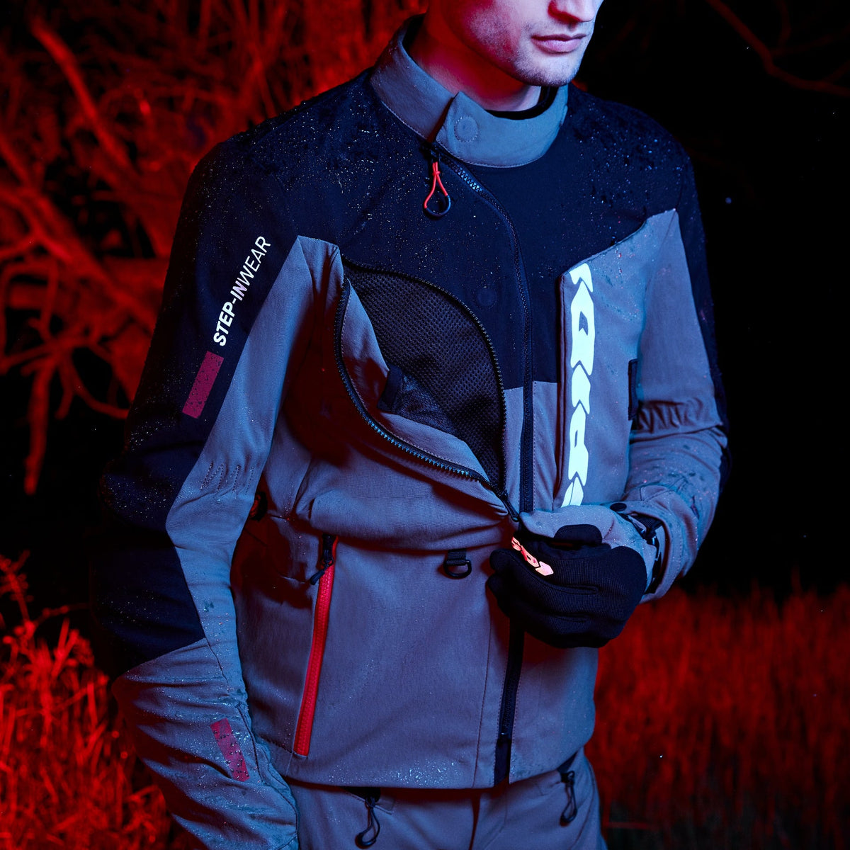 Текстилно яке SPIDI FRONTIER THERMORAIN BLACK