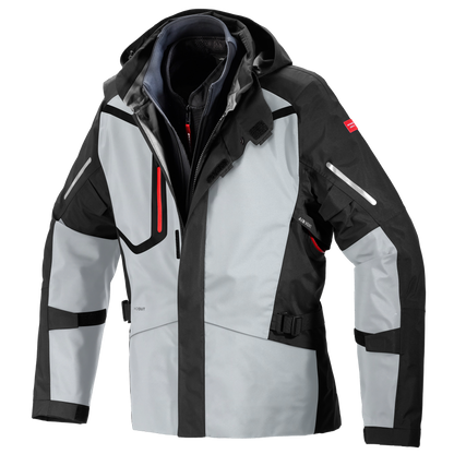Текстилно мото яке SPIDI Mission-T H2Out Black/Ice