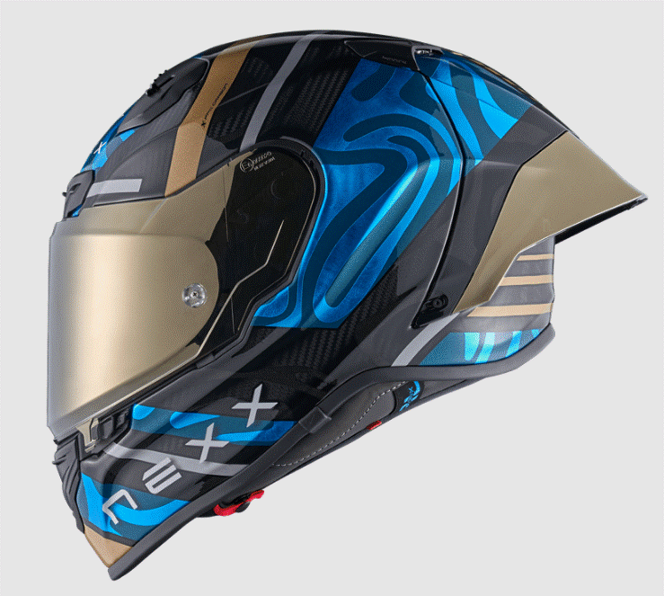 Каска NEXX X.R3R SWIRL SKY BLUE