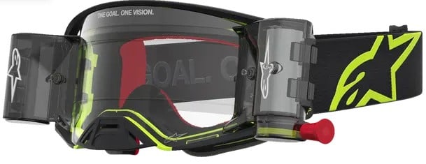 Мотокрос очила ALPINESTARS SUPERTECH FIRMA ROLL OFF BLK YEL FLO CLEAR