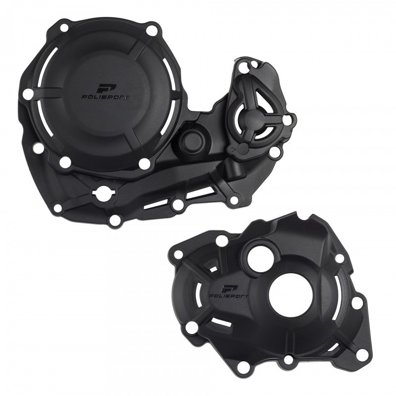 Комплект екстремен протектор за капака на двигателя POLISPORT Extreme Engine Protection Kit Yamaha YZ 450FX / WR 450F 2024 Black