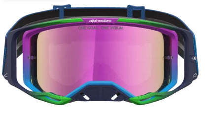 Мотокрос очила ALPINESTARS VISION 8 MAVEN BLITHE BLUE PUR MIRROR-PINK
