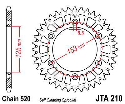 ЗАДНО.ЗЪБ.КОЛЕЛО JTA210.44