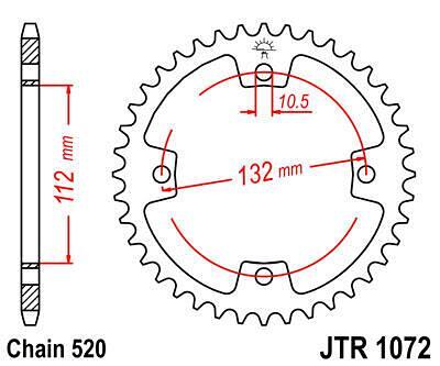 ЗАДНО.ЗЪБ.КОЛЕЛО JTR1072.38