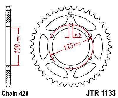ЗАДНО.ЗЪБ.КОЛЕЛО JTR1133.59