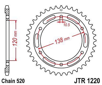 ЗАДНО.ЗЪБ.КОЛЕЛО JTR1220.38