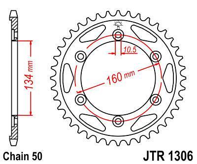 ЗАДНО.ЗЪБ.КОЛЕЛО JTR1306.43