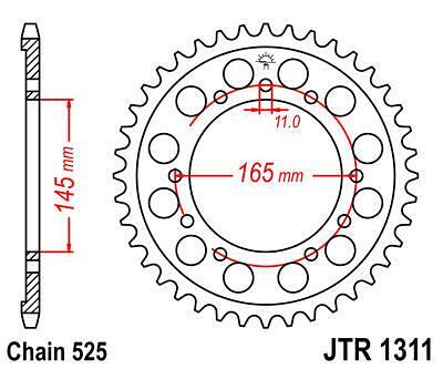 ЗАДНО.ЗЪБ.КОЛЕЛО JTR1311.43