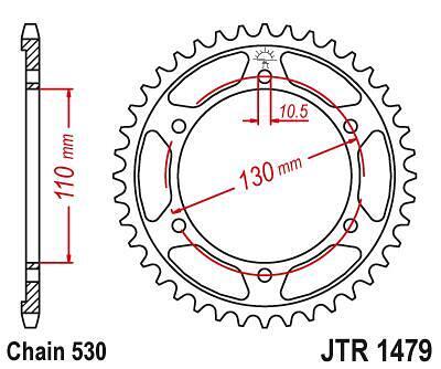 ЗАДНО.ЗЪБ.КОЛЕЛО JTR1479.47 ZBK