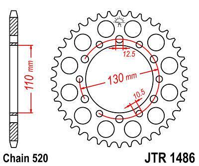ЗАДНО.ЗЪБ.КОЛЕЛО JTR1486.41