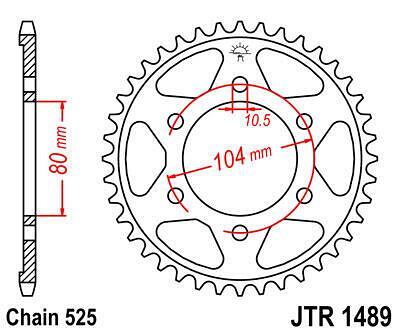 ЗАДНО.ЗЪБ.КОЛЕЛО JTR1489.40