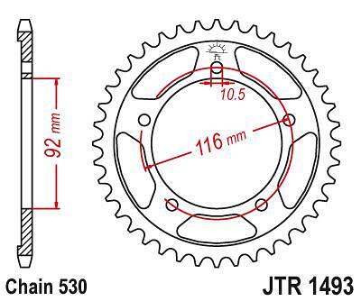 ЗАДНО.ЗЪБ.КОЛЕЛО JTR1493.41