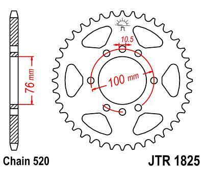 ЗАДНО.ЗЪБ.КОЛЕЛО JTR1825.48