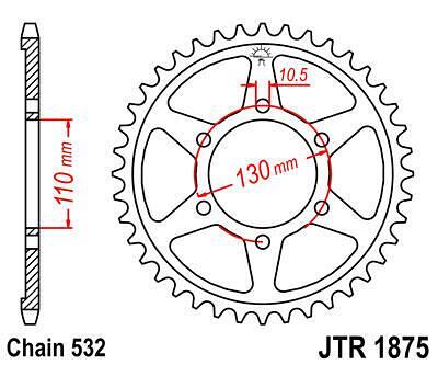ЗАДНО.ЗЪБ.КОЛЕЛО JTR1875.48