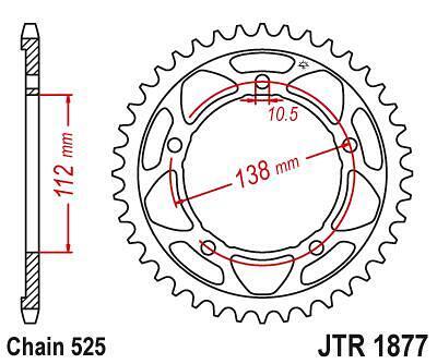 ЗАДНО.ЗЪБ.КОЛЕЛО JTR1877.41