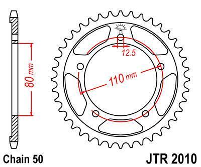 ЗАДНО.ЗЪБ.КОЛЕЛО JTR2010.46
