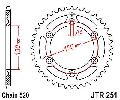 ЗАДНО.ЗЪБ.КОЛЕЛО JTR251.49