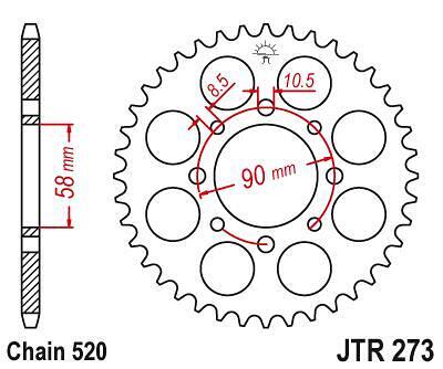 ЗАДНО.ЗЪБ.КОЛЕЛО JTR273.41